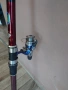 Риболовен комплект: Италианска въдица Lineaeffe Carbon и макара Shimano, снимка 1