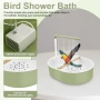 Птича вана Bird Shower с USB захранване за птички НОВО, снимка 3