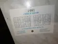 Картичка 1991г.  календарче , снимка 2