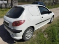 цяла бъги peugeot 206 1.4 hdi 67кс клима / клима  за селски туризъм ЦЯЛА ЗА ЧАСТИ 410 евро -4 хубави, снимка 3