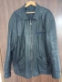 XL - XXL 2XL Мъжко кожено яке черно от естествена кожа , снимка 4