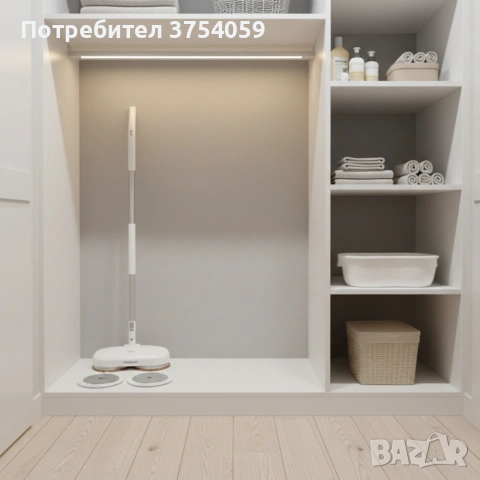 Електрически моп със спрей и центрофуга – за бързо и ефективно почистване, снимка 6 - Мопове, кофи, четки и метли - 55184870