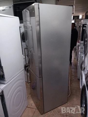 Иноксов комбиниран хладилник с фризер Бош Bosch А++ с две години гаранция!, снимка 9 - Хладилници - 53979961