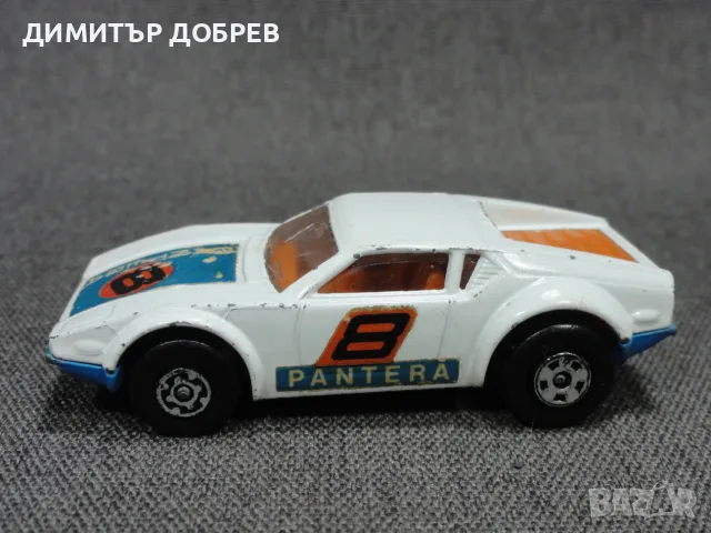 СТАРА РЕТРО МЕТАЛНА КОЛИЧКА DE TOMASO PANTERA MATCHBOX ENGLAND, снимка 2 - Колекции - 55644720