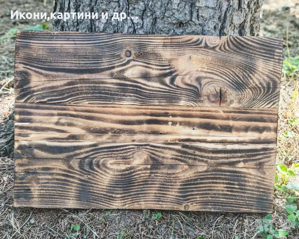 Ръчно изработена дървена картина / пано с морски пейзаж и фар (декупаж), снимка 5 - Картини - 55588158