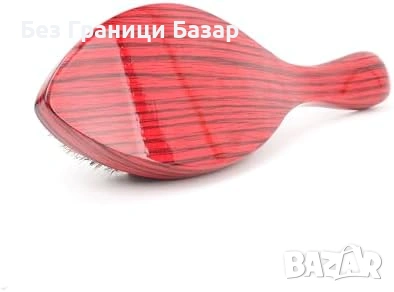 Нова Овална Четка за оформяне на коса и брада естествен косъм от глиган, снимка 3 - Други - 54132957