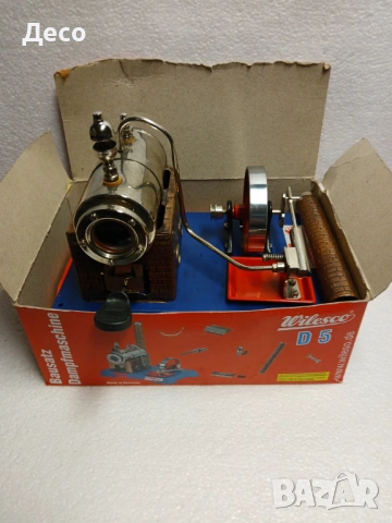 WILESKO макет на действаща парна машина made in Germany.