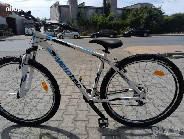 PA Алуминиев велосипед 29" Velotec PRO бял/син, снимка 8 - Велосипеди - 55552008