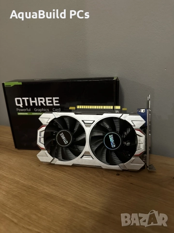 QTHREE GeForce GTX 750 TI 4gb видеокарта нова, GDDR5, HDMI, DVI, VGA, снимка 8 - Видеокарти - 55540165