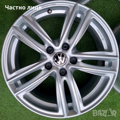 Продавам 4бр 17-ки джанти за Фолксваген Пасат, Тигуан, Голф, Туран Ти-рок , снимка 2 - Гуми и джанти - 55234034