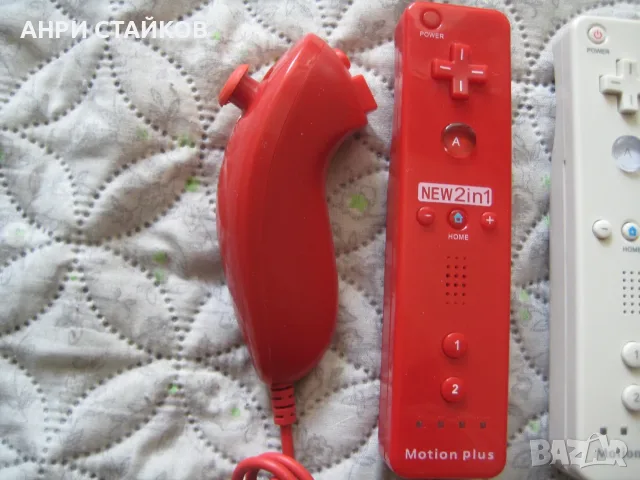 Продавам контролер и нънчък за Nintendo wii, снимка 2 - Аксесоари - 55361499