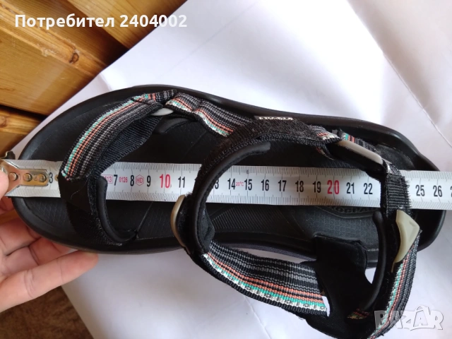 Сандали TEVA Shocpad №39q стелка 26см., снимка 10 - Мъжки сандали - 54494316