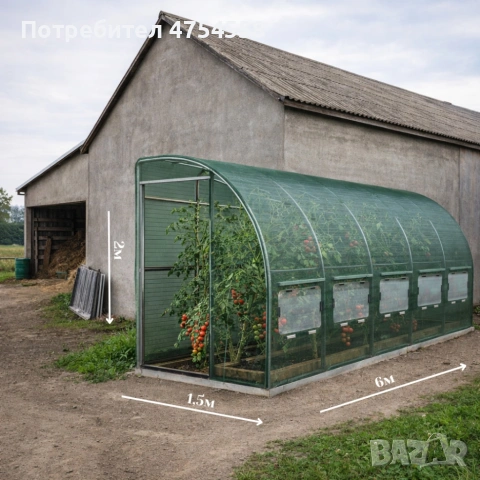 Компактна оранжерия - професионално отглеждане на растения, дори при ограничено пространство, снимка 3 - Оранжерии - 53975521