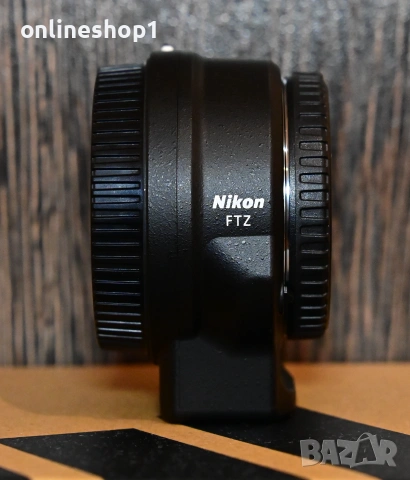 Адаптер Nikon FTZ за обективи F към Z байонет – Като нов, снимка 4 - Обективи и филтри - 54983389