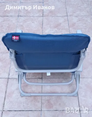 Къмпинг/ плажен стол Outwell Seaford Ocean Blue (със забележка), снимка 4 - Къмпинг мебели - 55398569