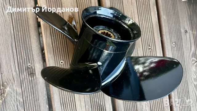 Нов винт (пропелер) Mercury Spitfire 4-лопатен 9.3х11, 10 шлици (25-30 HP), снимка 7 - Воден транспорт - 55527790