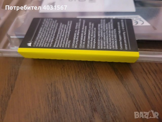 РАМ Corsair Vengeance DDR5 64GB (2×32GB) 6000 CL30, нова с гаранция, снимка 4 - RAM памет - 54225741