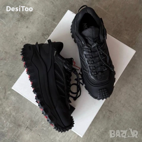 Moncler Trailgrip GTX - Black , снимка 9 - Маратонки - 54324076