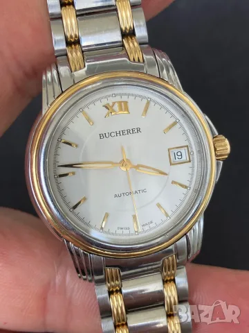 Bucherer Archimedes Automatic 2824 507 gold and steel, снимка 8 - Мъжки - 55340751