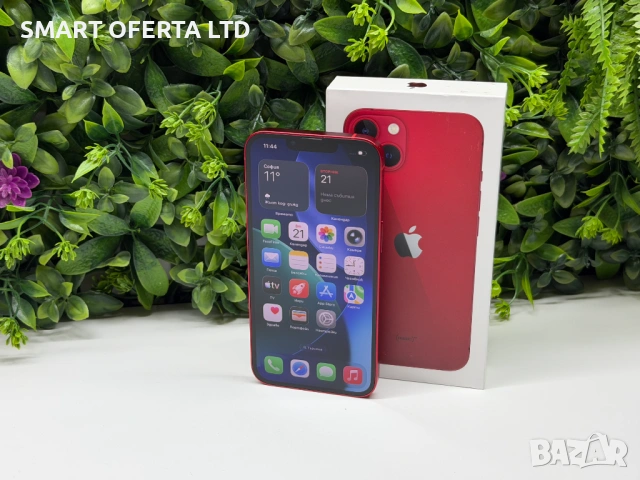 ! ТоП ! iPhone 13 128GB 100% батерия Red Гаранция 39722, снимка 3 - Apple iPhone - 54272030