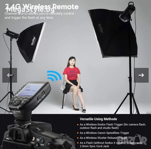 Godox XproS синхронизатор Sony, снимка 7 - Светкавици, студийно осветление - 55147982