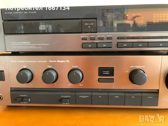 JVC AX-335/JVC XL-V235, снимка 7 - Ресийвъри, усилватели, смесителни пултове - 54626409