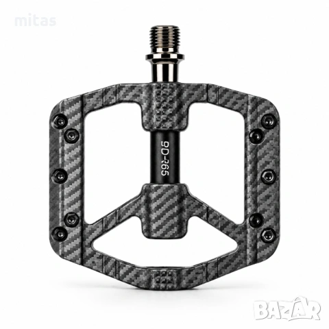 Ултра леки педали за велосипед PROMEND R65 Carbon Pattern, 3 лагера, 240гр, снимка 6 - Части за велосипеди - 52345771