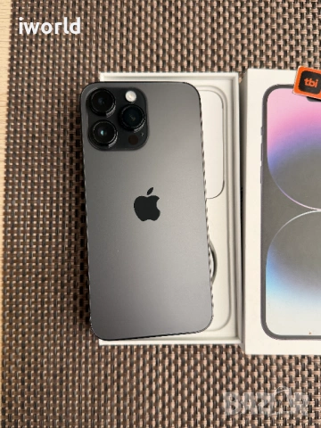 iPhone 14 Pro MAX ❗️1Лизинг от 17€/мес❗️Space Black - черен с опция на изплащане, снимка 2 - Apple iPhone - 54412033
