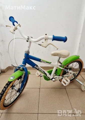 Детско колело DRAG 16 " + колелца, снимка 3 - Велосипеди - 54472111