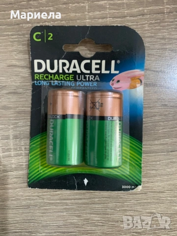Акумулаторни батерии Duracell Basic C, 3000 mAh, 2 броя