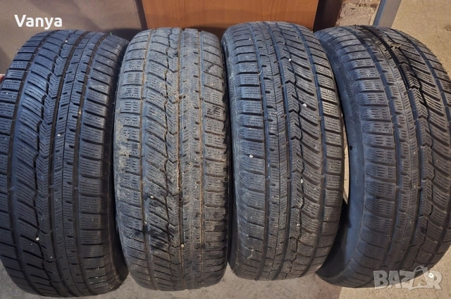 4 броя зимни гуми, използвани 2 месеца. 215/65/R16 150 €