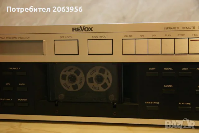 Revox B 215 mk 2 триглав дек от високият клас на Щудер.