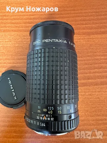 Продавам SMC  PENTAX-A. 1:4. 200mm.    5161031 .В добро състояние ,цена -23€, снимка 3 - Фотоапарати - 55360588