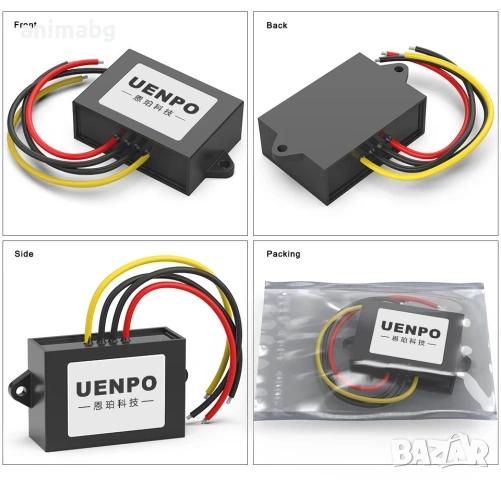 ANIMABG Понижаващ DC/DC конвертор от 15V - 80V на 12V, 3А, снимка 3 - Друга електроника - 54759799