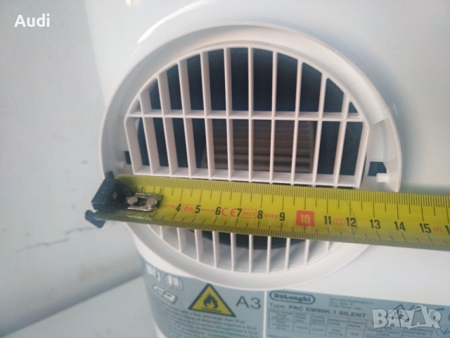 DELONGHI Plugino 9800btu мобилен климатик за ефективно охлаждане, обезвлажнител, аериране(освежаване, снимка 3 - Климатици - 54314107
