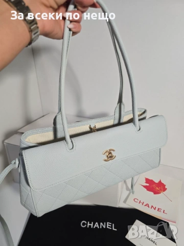 Chanel 26S Baguette Дамска Бяла Чанта Код Brand Luxury Fashion, снимка 10 - Чанти - 54952960