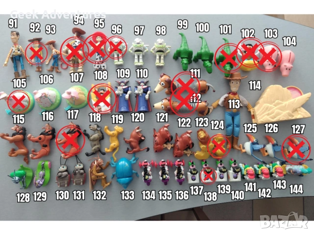 McDonalds Toys / Макдоналдс Играчки от 90те Винтидж Колекционерски, снимка 4 - Колекции - 46745216