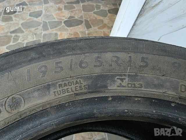 1бр летна гума 195/65/15 DUNLOP L05986, снимка 2 - Гуми и джанти - 54958293