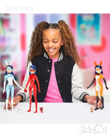 Оригинална кукла Miraculous Калинката и Черния котарак - Маринет с магическо разкриване, снимка 8 - Кукли - 55394061