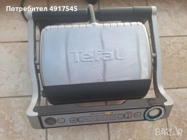 Optigrill tefal + плочи за гофрети и тавичка, снимка 6 - Скари - 55649452