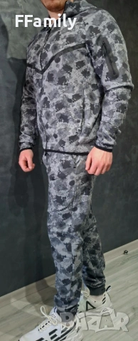 Eкип Nike Tech Fleece Камуфлаж [S - XL], снимка 5 - Спортни дрехи, екипи - 54146041