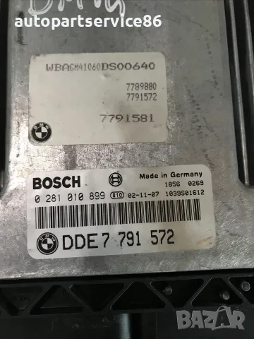 Блок за управление на двигателя ECU за BMW E65 740D (2004) DDE7791572 0281010899, снимка 3 - Части - 55374992
