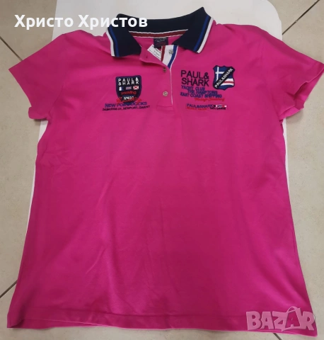 Дамска поло тениска PAUL & SHARK  Размер по етикет XXL, но отговаря на М/L