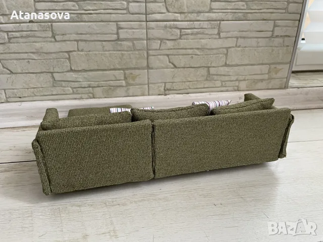 Мини диван за кукла Барби, обзавеждане за кукли, снимка 8 - Кукли - 44238356