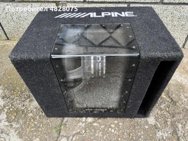 Бас каса Alpine SBG-1244BP и Straightin, снимка 2 - Тонколони - 54995585