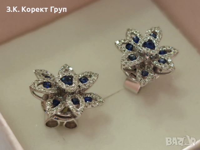 Дамски златни обеци 18К 750 / 4,51гр.