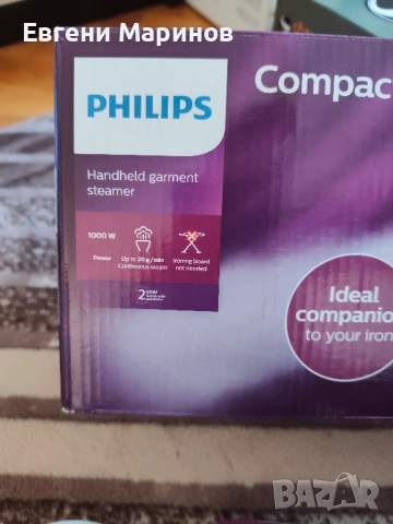 Ръчен уред за гладене с пара Philips Steam&Go GC350/40 – 45 EUR, снимка 4 - Ютии - 54726260