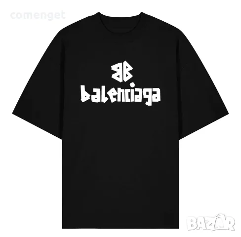 ОВЪРСАЙЗ тениски БАЛЕНСИАГА BALENCIAGA принт, 6 цвята! Или с ТВОЯ идея!, снимка 2 - Тениски - 53391441