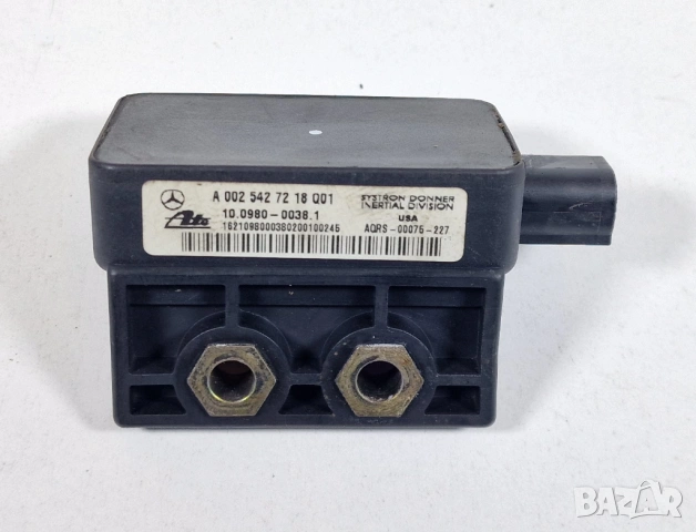 Датчик Сензор ESP ЕСП Надлъжно Ускорение Yaw Mercedes ML W163 C W203 SLK R170 A 002 542 72 18 Q01