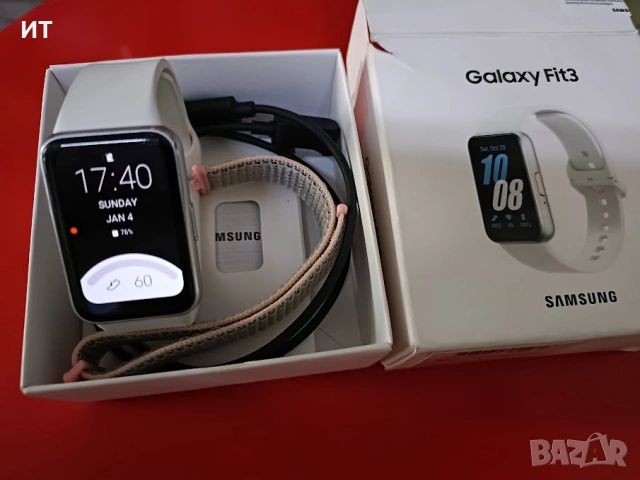 Фитнес гривна Samsung Galaxy Fit3 (SM-R390N), снимка 3 - Смарт гривни - 55145665
